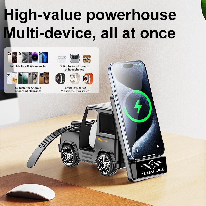 Smartwatch Watches Compatible With Iphone - Multifunctional Wireless Charger 3-in-1 for iPhone16-11