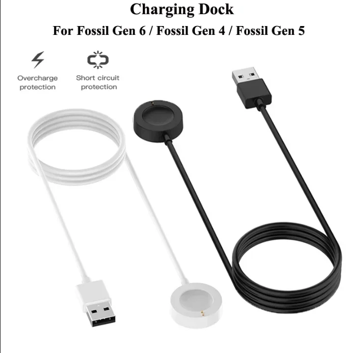 Fossil Watches Smartwatch Gen 6 - USB Magnetic Fast Charger Dock For