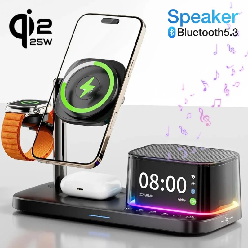 Smartwatch Watches Compatible With Iphone - Bluetooth 5.3 Speaker Qi2.2 25W Magnetic