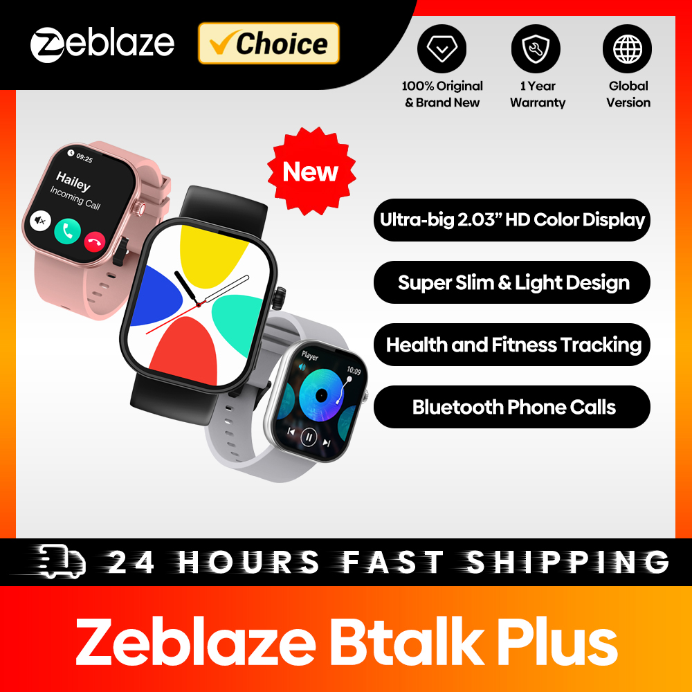 Hybrid Smartwatch - New Zeblaze Btalk Plus Voice Calling