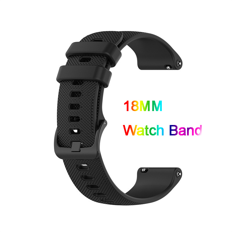 Fossil Watches Smartwatch Gen 6 - 18mm Silicone Watch Band Compatible for