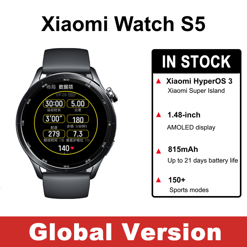 Timex Watches Smartwatch - Global Version Xiaomi Watch S5 Xiaomi
