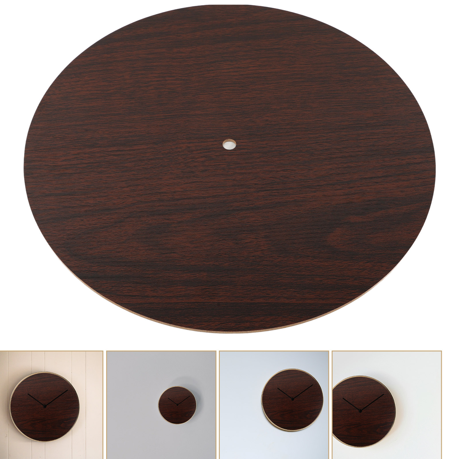 Kids Watches Not Smartwatch - Wood Grain Clock Dial Round Blank