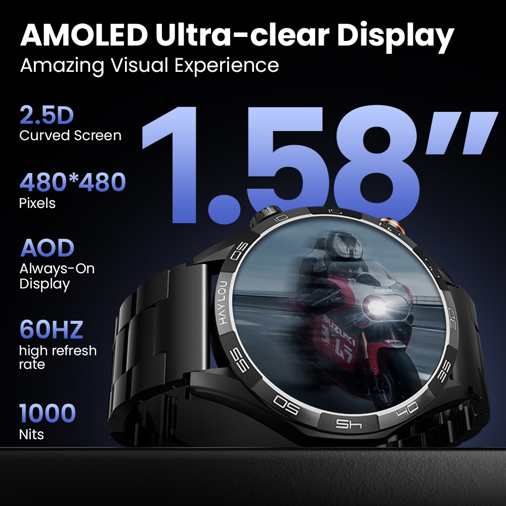 HAYLOU Solar 5 Voice Calling S - Hybrid Smartwatch 评论和价格