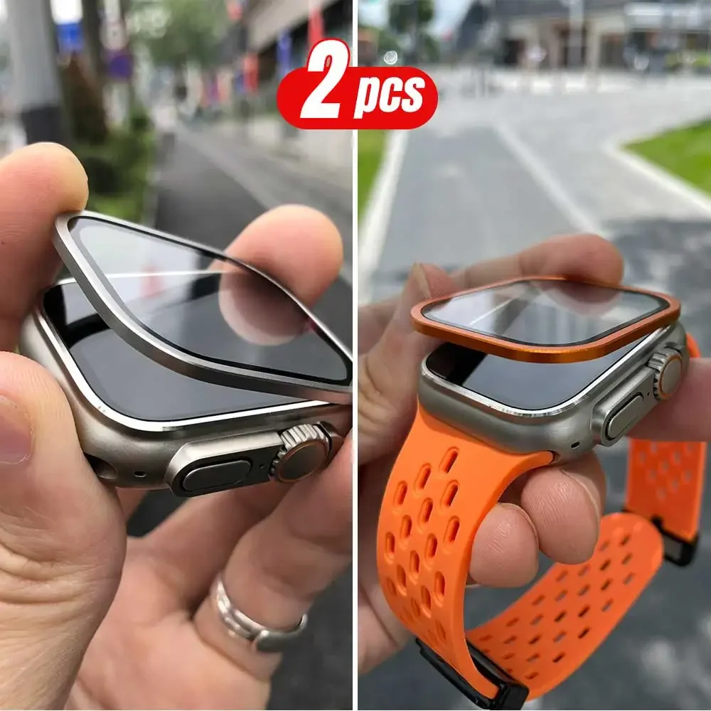 2PCS Titanium Metal Frame for  - Smartwatch Watches For Women 评论和价格