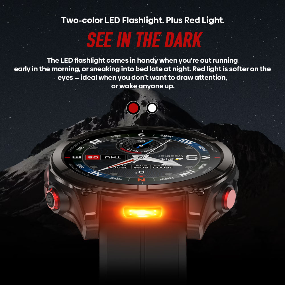 New Zeblaze Stratos 4 PRO AMOL - Hybrid Smartwatch 评论和价格