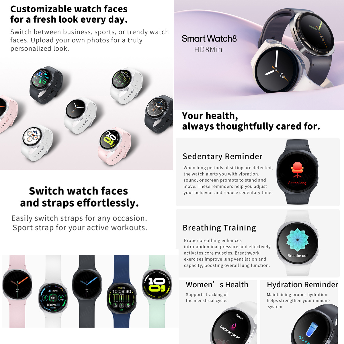 2026 New Watches 8 Mini GPS Tr - Hybrid Smartwatch 评论和价格