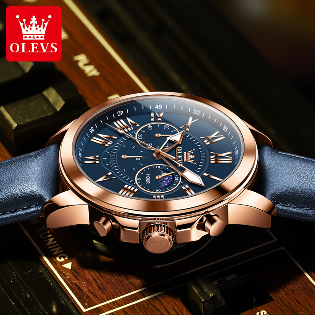 OLEVS 3632 Men Brand Watch Mul - Smartwatch Branded Watches For Men 评论和价格