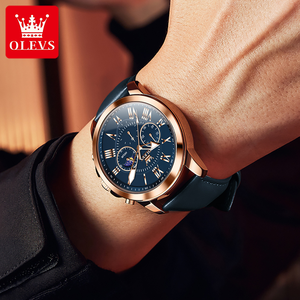 OLEVS 3632 Men Brand Watch Mul - Smartwatch Branded Watches For Men 评论和价格