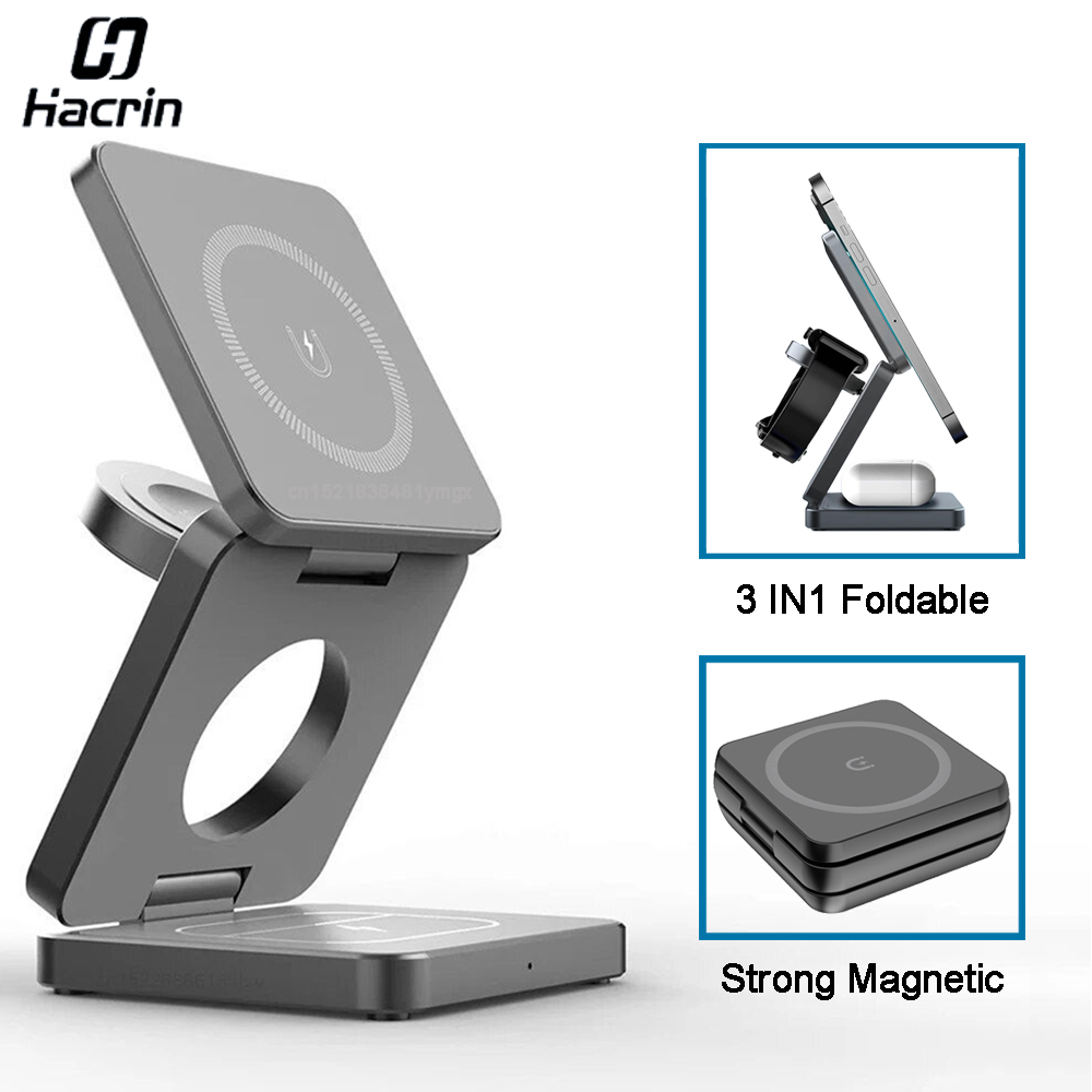 Wireless Charger 3 in 1 Foldab - Smartwatch Watches Compatible With Iphone 评论和价格