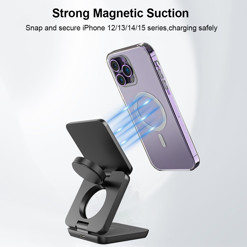 Wireless Charger 3 in 1 Foldab - Smartwatch Watches Compatible With Iphone 评论和价格