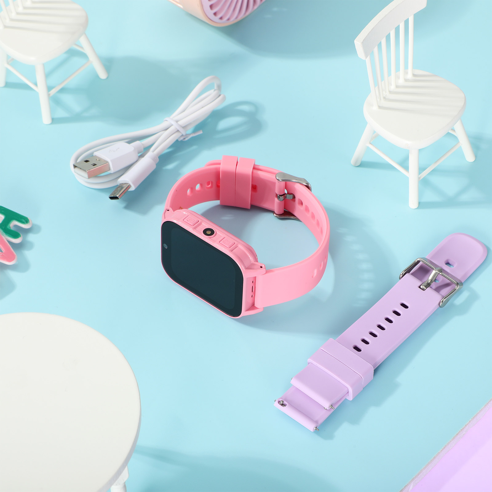 Kids Smart Watch with Educatio - Smartwatch Pink Watches For Kids 评论和价格