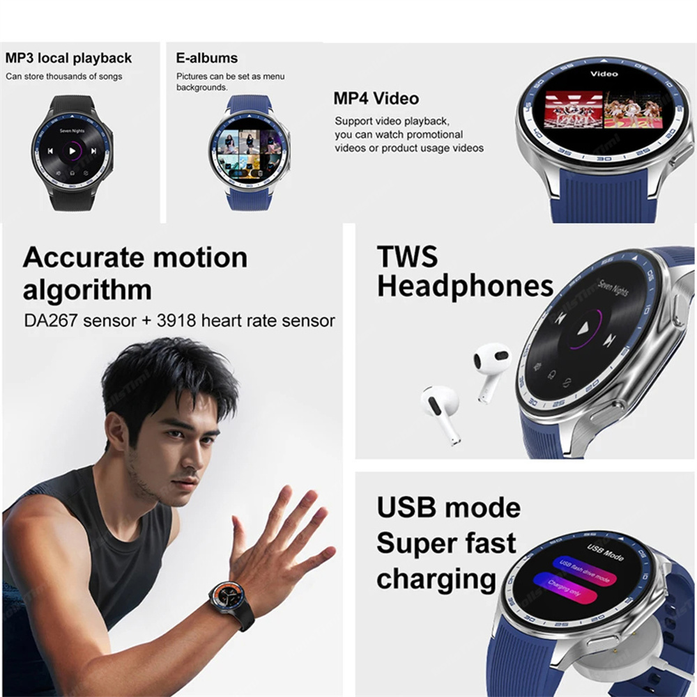 1.43 AMOLED Smart Watch 3D Sur - Timex Watches Smartwatch 评论和价格