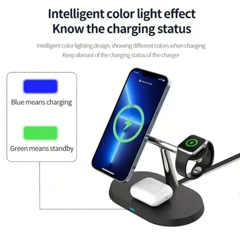 3 In 1 Opansten Magnetic Wirel - Smartwatch Watches Compatible With Iphone 评论和价格