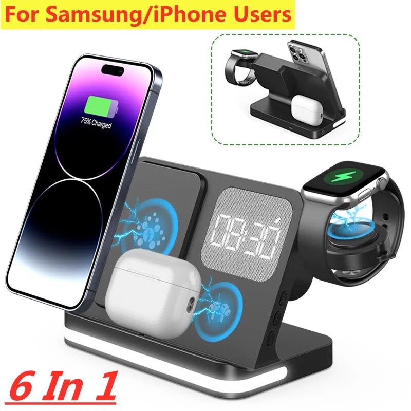 Wireless Charger Stand For iPh - Smartwatch Watches Compatible With Iphone 评论和价格