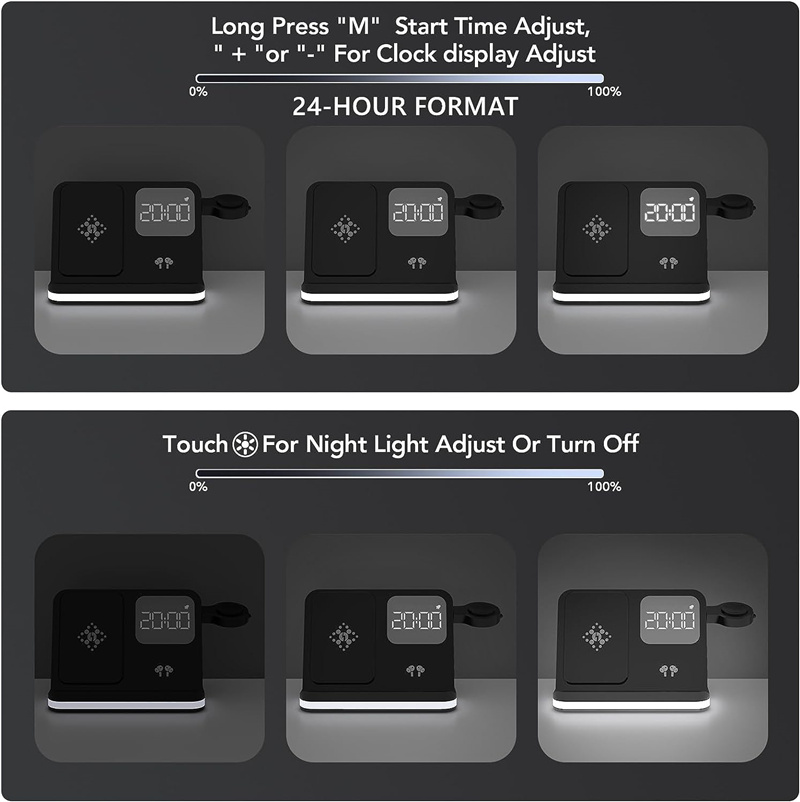 Wireless Charger Stand For iPh - Smartwatch Watches Compatible With Iphone 评论和价格