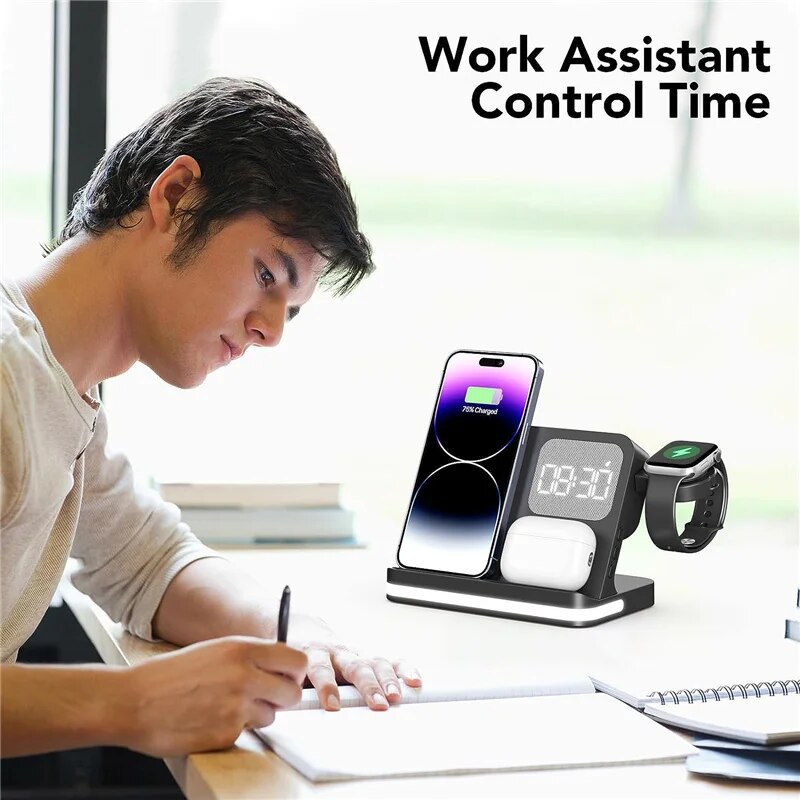 Wireless Charger Stand For iPh - Smartwatch Watches Compatible With Iphone 评论和价格