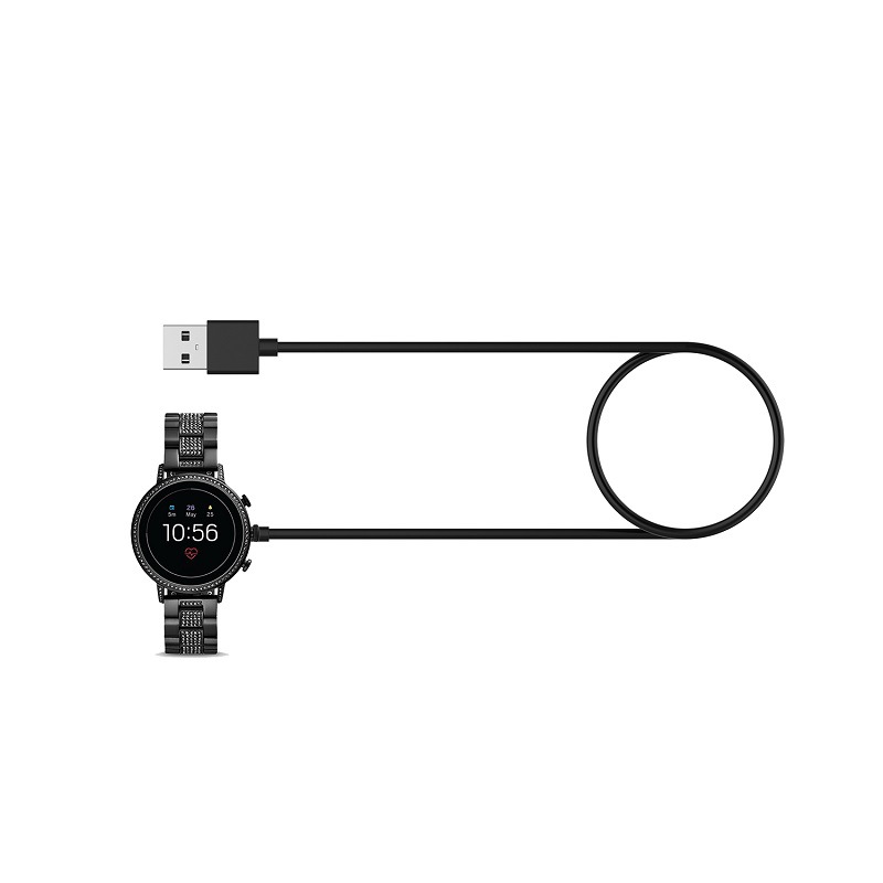 1M USB Charging Cable For Foss - Fossil Watches Smartwatch Gen 6 评论和价格