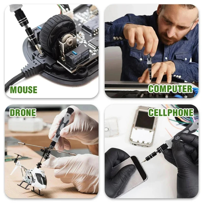 Portable 115in1 Magnetic Screw - Watchmaker Screwdriver 评论和价格