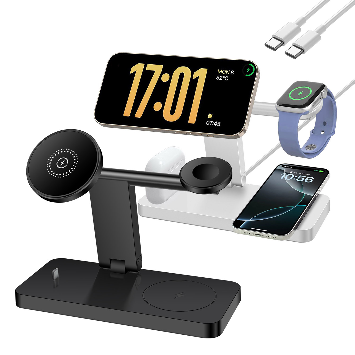4 in 1 Magnetic Wireless Charg - Smartwatch Watches Compatible With Iphone 评论和价格