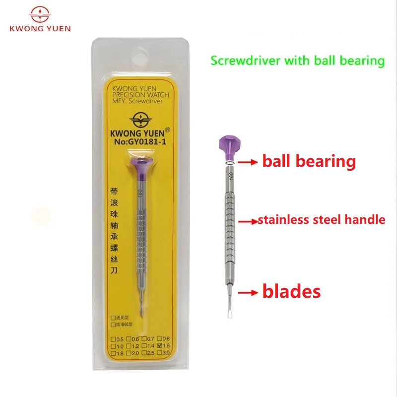 Kwong YUEN Screwdrivers for Wa - Watchmaker Screwdriver 评论和价格