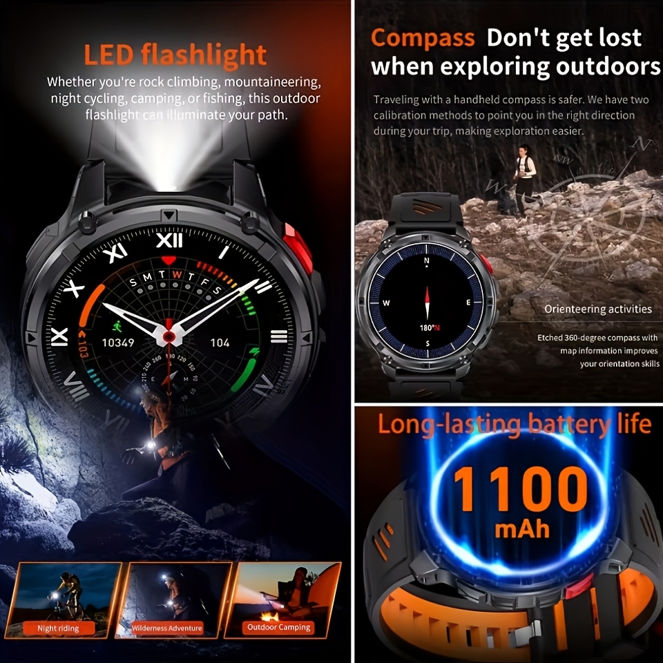 New T-REX3 Ultra 1100mAh Batte - Hybrid Smartwatch 评论和价格