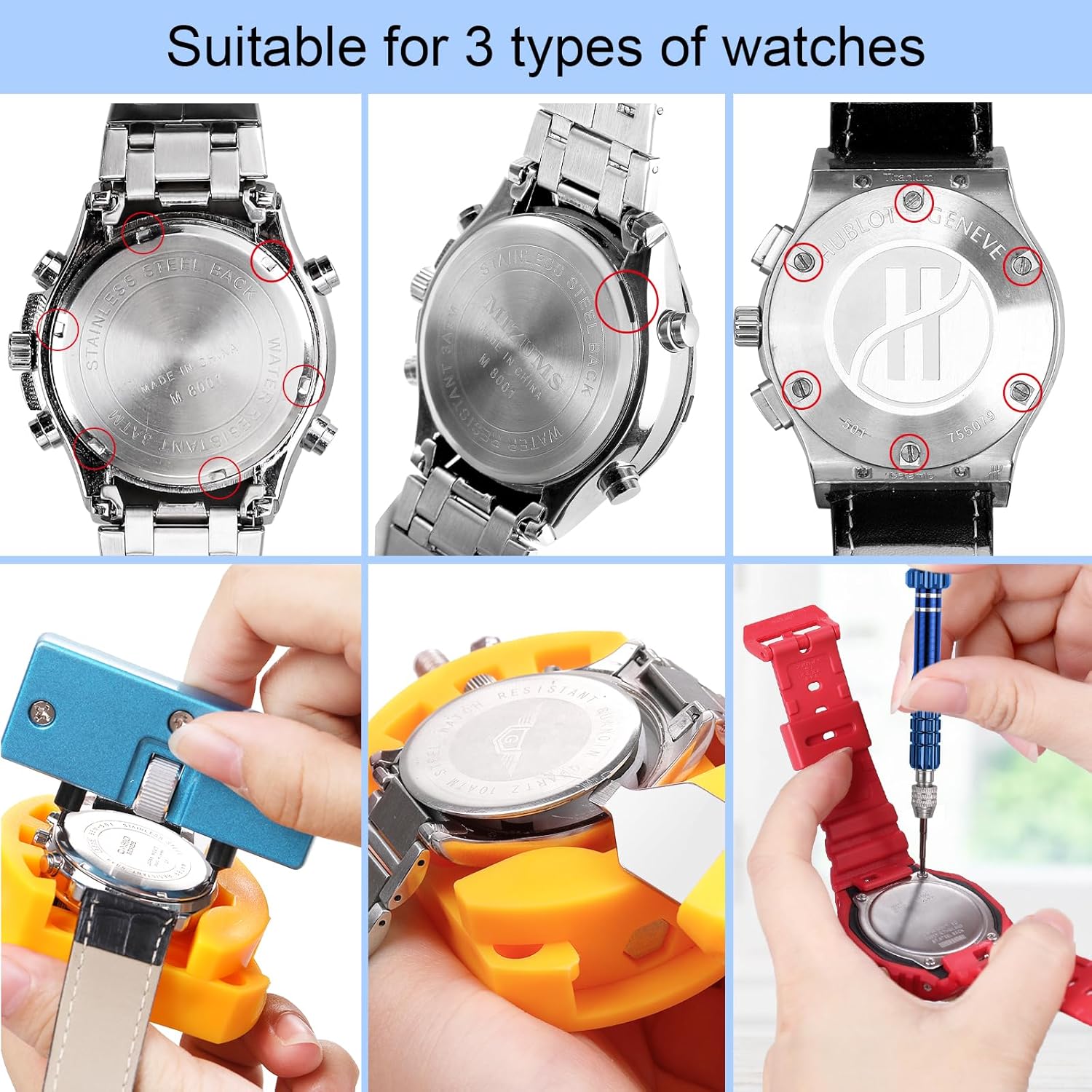 32 pcs Watch Battery Replaceme - Watchmaker Screwdriver 评论和价格