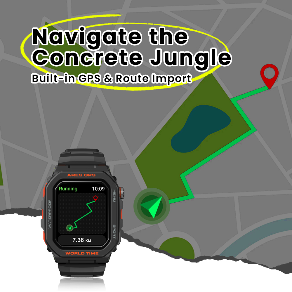New Zeblaze Ares GPS Smart Wat - Hybrid Smartwatch 评论和价格