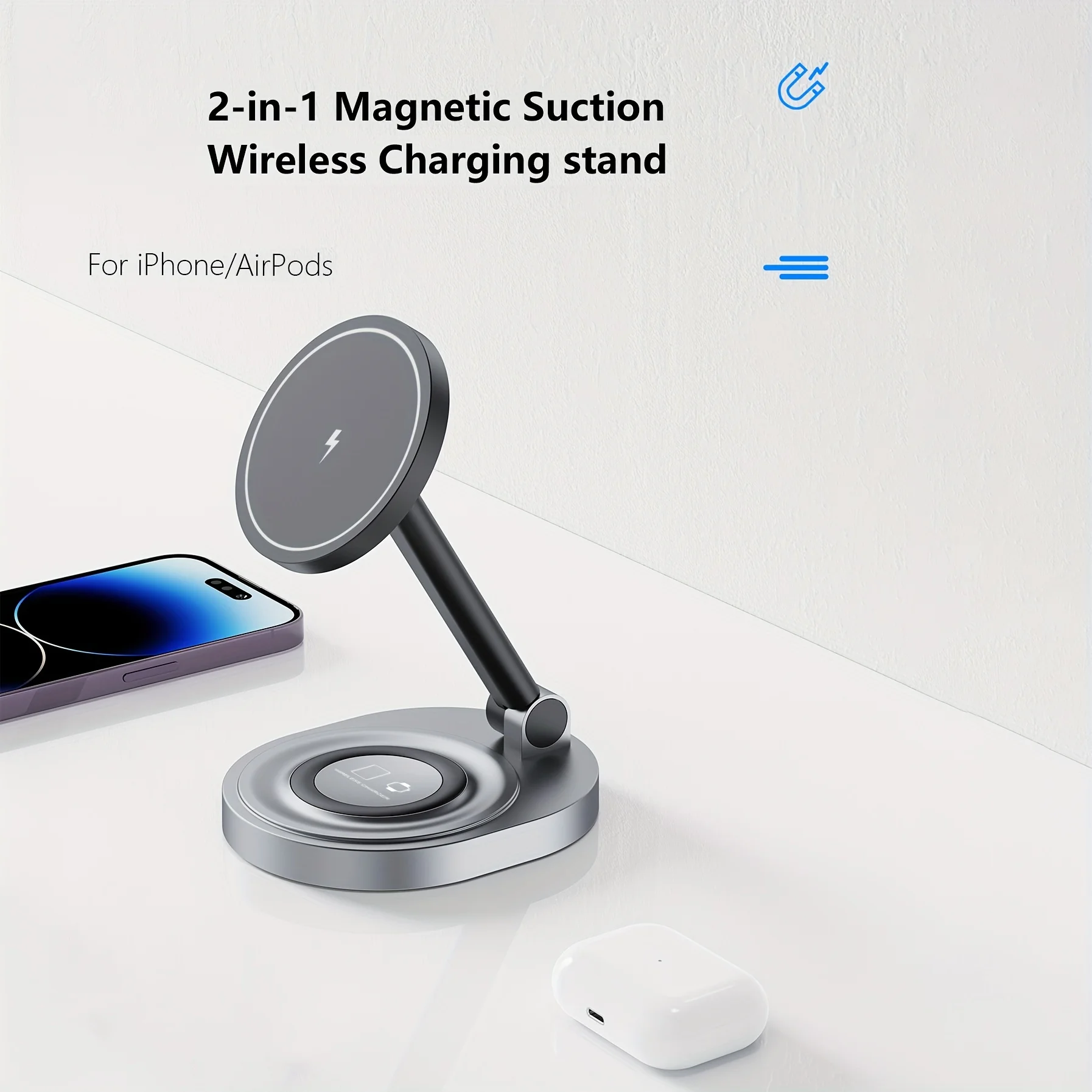 2 In 1 Magnetic Wireless Charg - Smartwatch Watches Compatible With Iphone 评论和价格