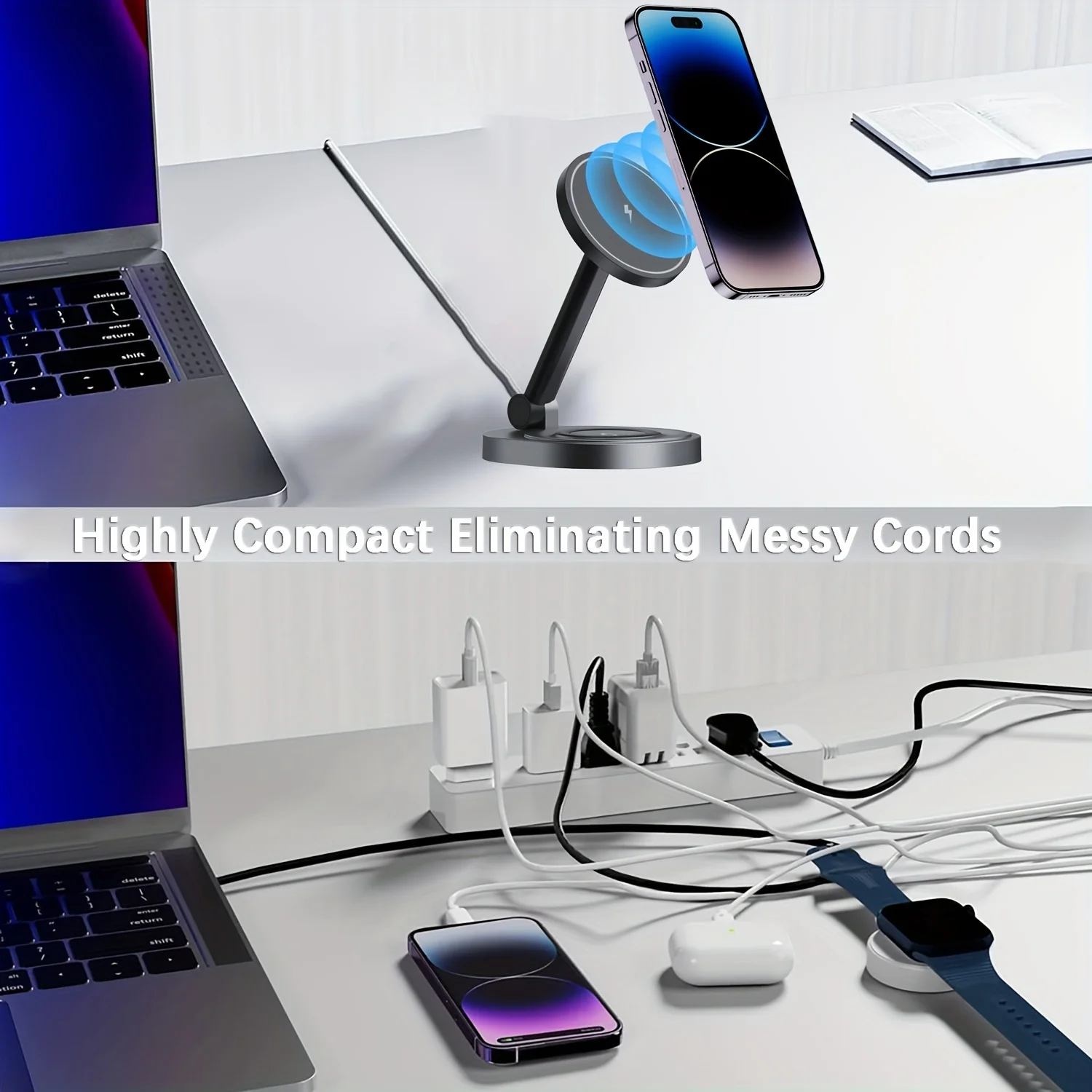 2 In 1 Magnetic Wireless Charg - Smartwatch Watches Compatible With Iphone 评论和价格