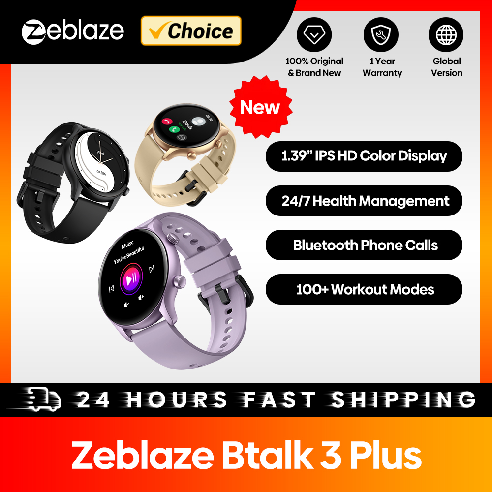 New Zeblaze Btalk 3 Plus Voice - Hybrid Smartwatch 评论和价格