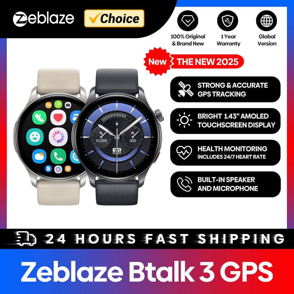 New Zeblaze Btalk 3 GPS Smartw - Hybrid Smartwatch 评论和价格