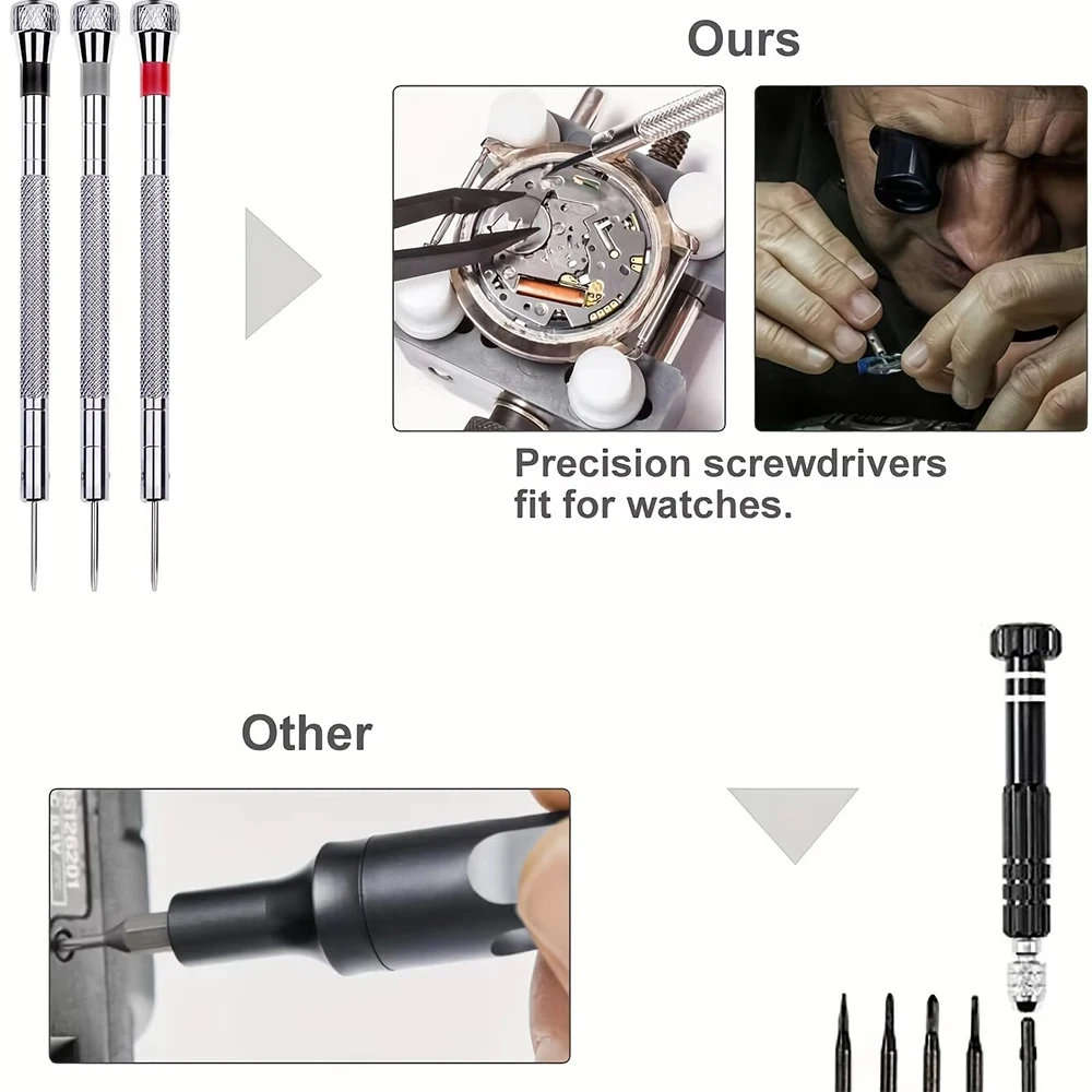 147 Pcs Watch Opener Repair To - Watchmaker Screwdriver 评论和价格