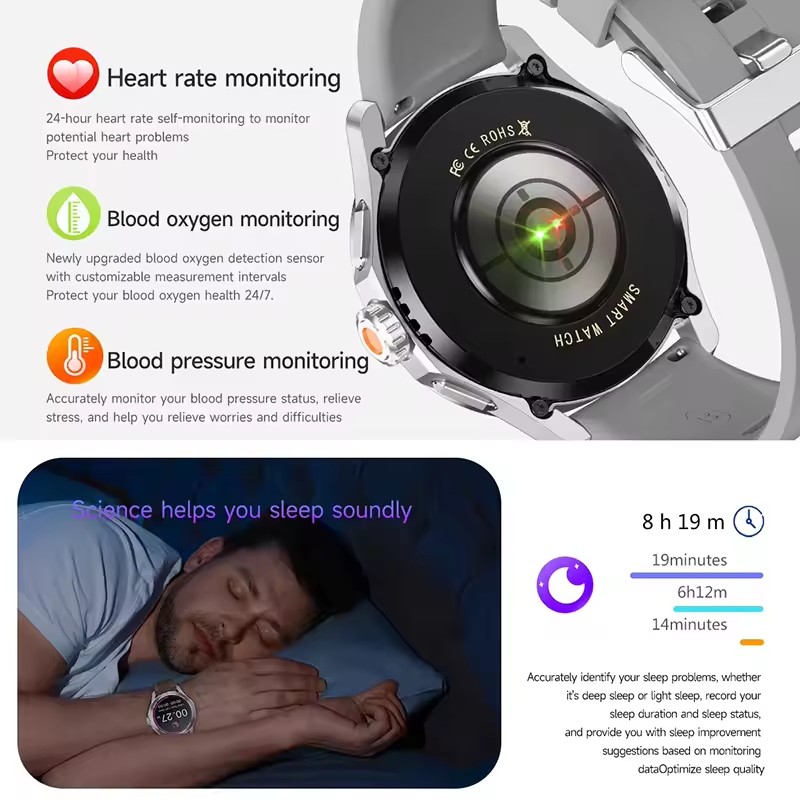 GUHUAVMI NFC Smart Watch Men A - Smartwatch Branded Watches For Men 评论和价格