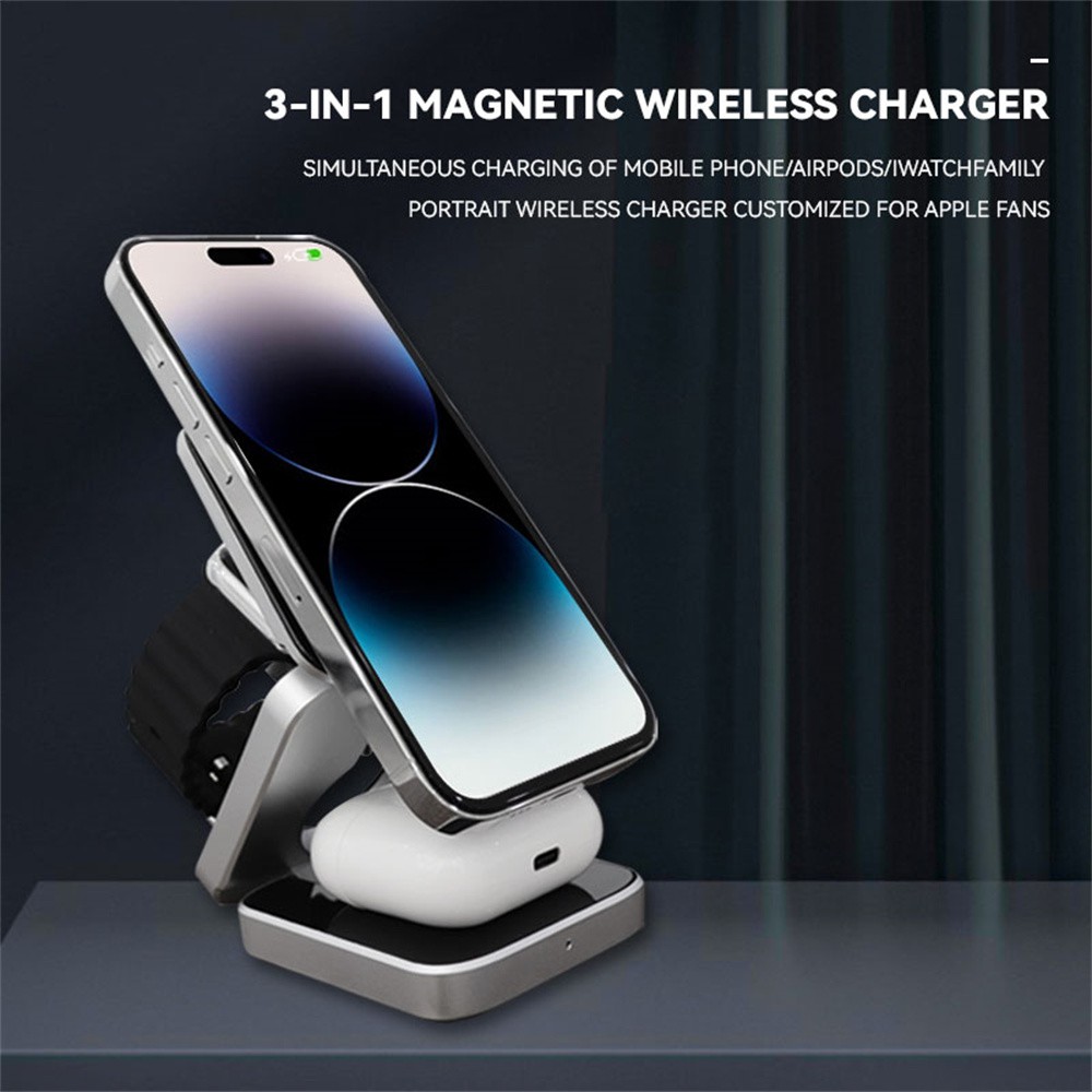 Foldable Magnetic Wireless Cha - Smartwatch Watches Compatible With Iphone 评论和价格