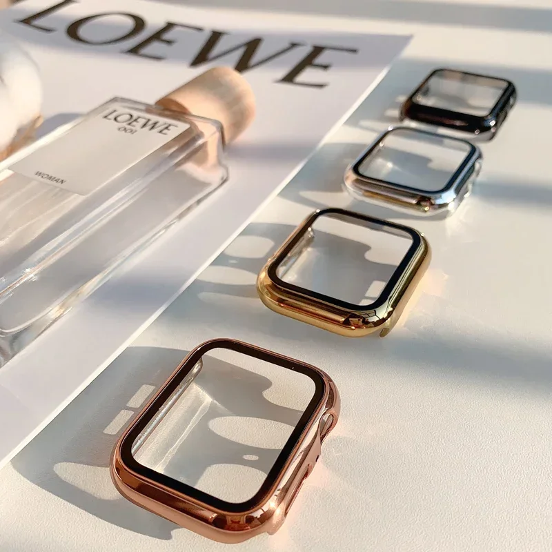 Glass+case For Apple Watch ban - Smartwatch Watches For Women Smart 评论和价格