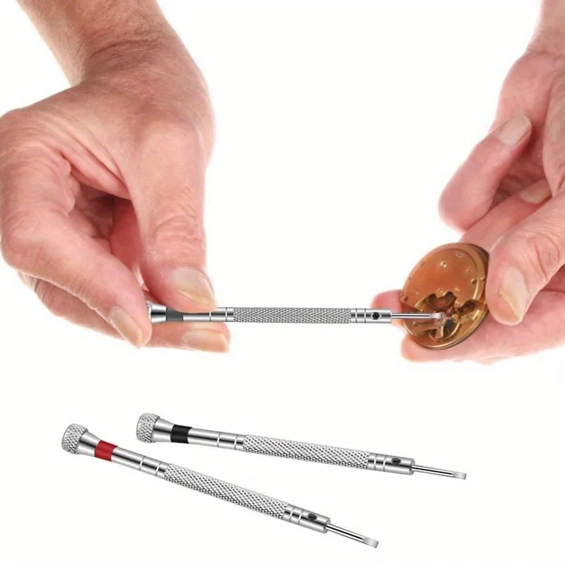 5pcs/set 0.8-1.6mm Steel Screw - Watchmaker Screwdriver 评论和价格