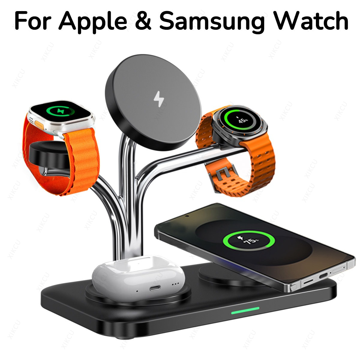5 IN 1 Magnetic Wireless Charg - Smartwatch Watches Compatible With Iphone 评论和价格