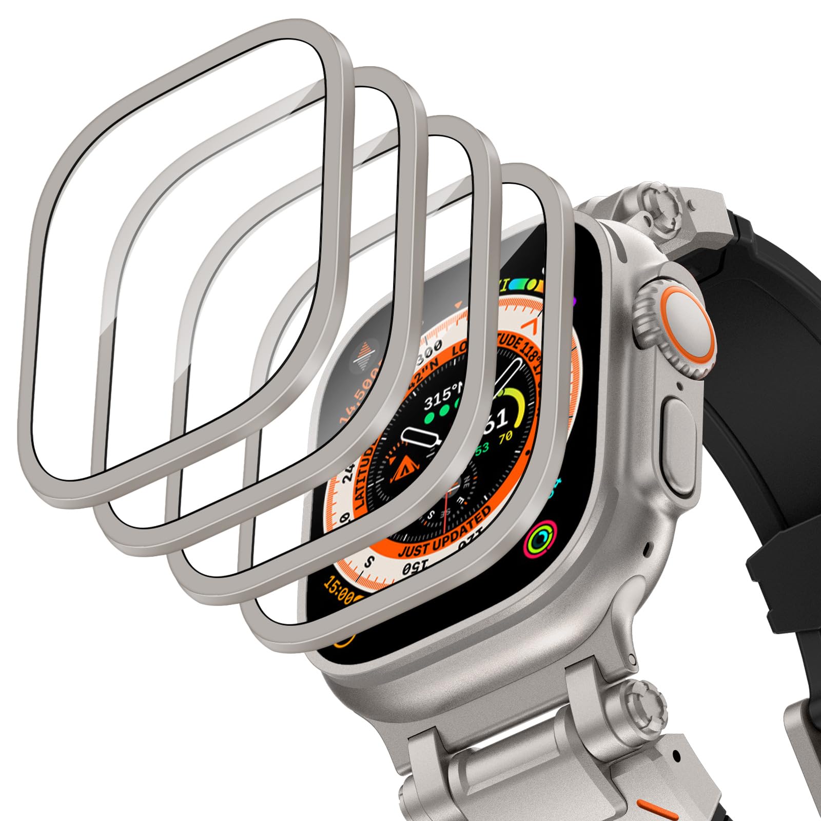 Aluminium Alloy Case+Tempered  - Smartwatch Watches For Women 评论和价格