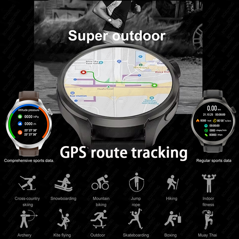 2026 New BOXUXING Outdoor Spor - Hybrid Smartwatch 评论和价格