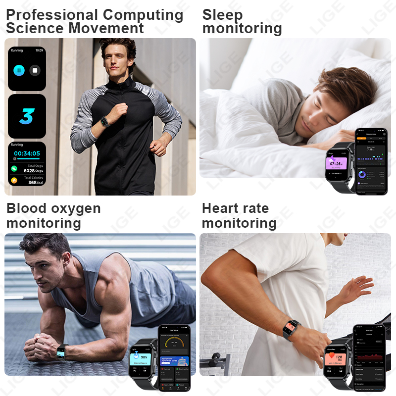 LIGE Original Brand Smart Watc - Smartwatch Branded Watches For Women 评论和价格